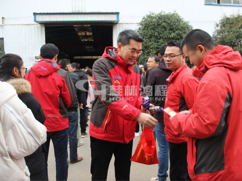 桂林Agin games磨粉机2018开工大吉